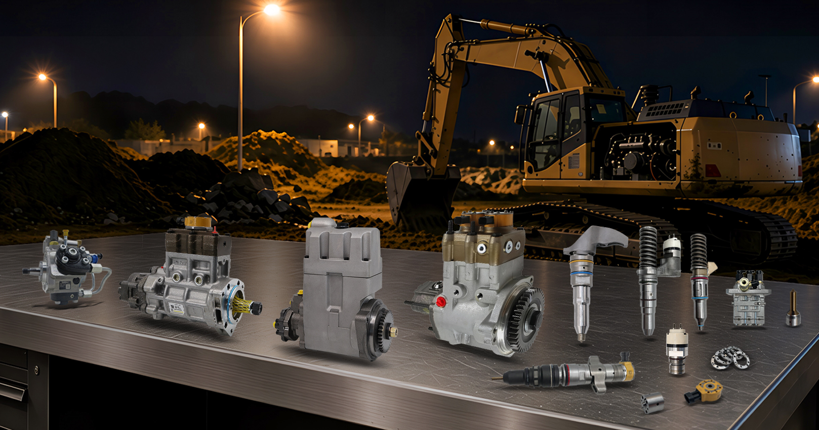 For CAT fuel injector and fuel injection pump